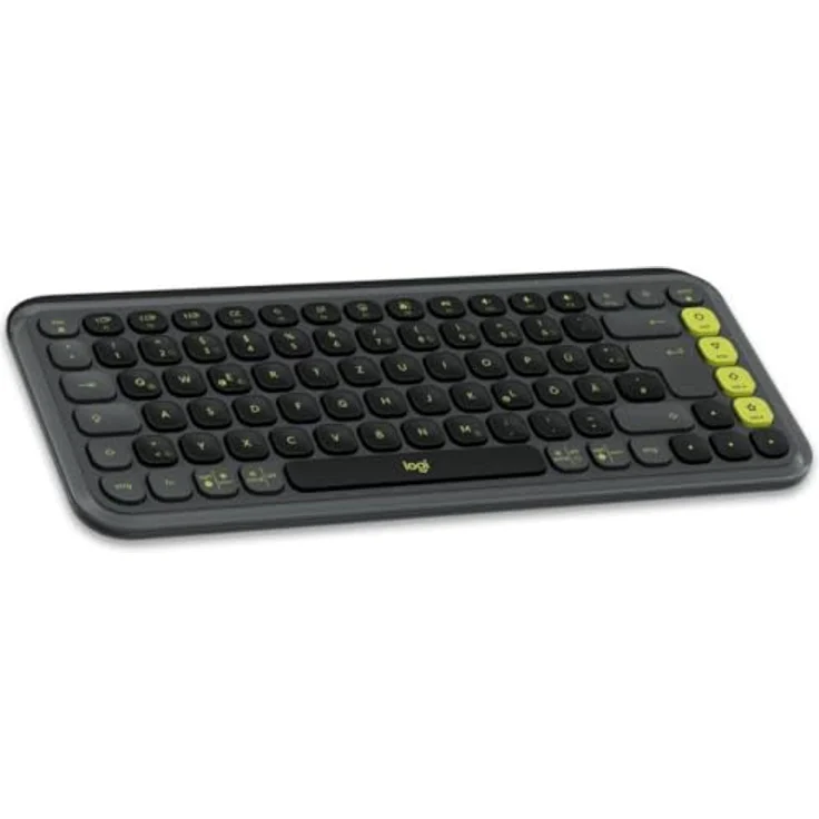 LOGITECH POP ICON COMBO, Grafit / Grün Tastatur und Maus Set mit anpassbaren Aktionstasten, leiser Tastatur und Maus, Bluetooth, Easy-Switch Tasten, Smartwheel, lange Batterielaufzeit – Bild 3