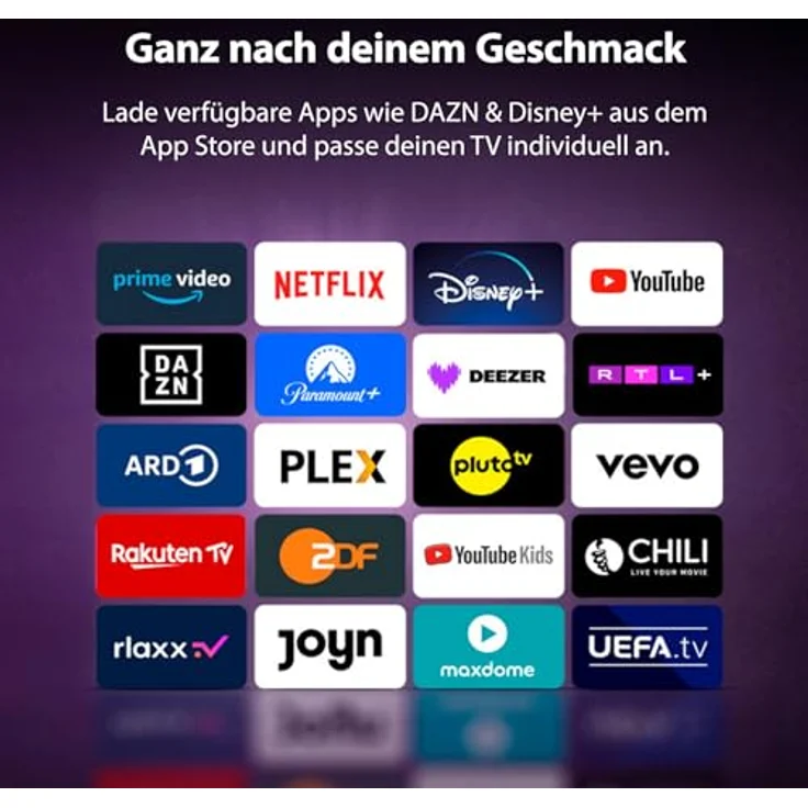 DYON Smart 24 VX-V, 24 Zoll HD Smart-TV mit 12V-Anschluss, Triple Tuner (DVB-S2/T2/C), App Store, für Camping und Caravan – Bild 5