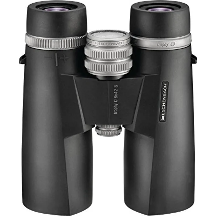 Eschenbach Optik Fernglas trophy D 8x42 ED, Weitwinkeloptik, Detailschärfe, wasserdicht, schwarz