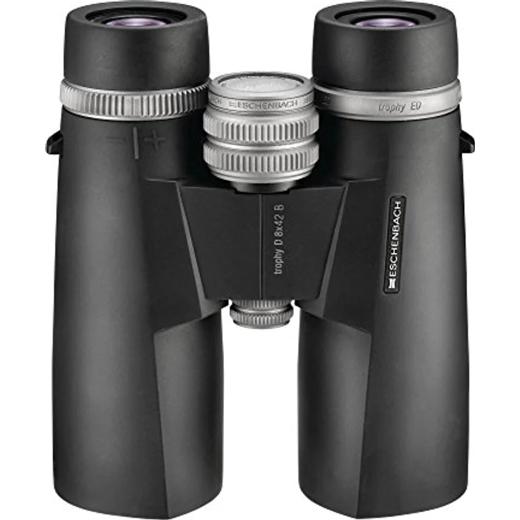 Eschenbach Optik Fernglas trophy D 8x42 ED, Weitwinkeloptik, Detailschärfe, wasserdicht, schwarz – Bild 1