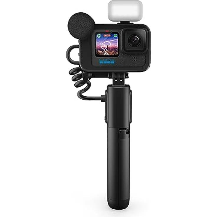GoPro HERO12 Black Creator Edition – enthält HERO12 Black, Volta (Batteriegriff, Stativ, Fernbedienung), Media Mod, Light Mod, Enduro-Akku und Tragetasche – Bild 3