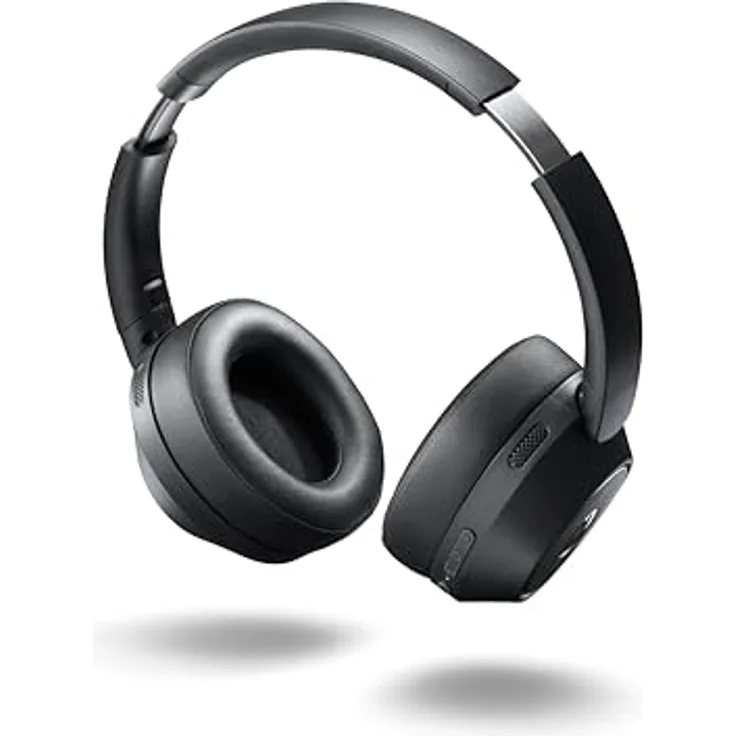 Motorola Sound Moto XT800 ANC, kabellose Kopfhörer mit 60 Stunden Akku, Hybrid-Geräuschunterdrückung, Surround-Audio, Schwarz