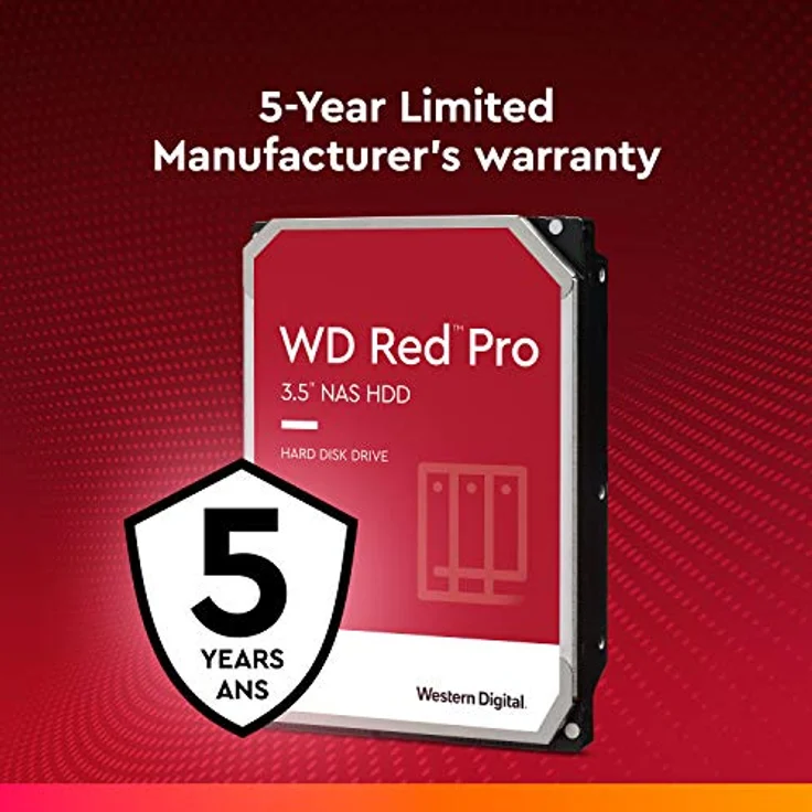 Western Digital HDD Desk Red Pro 8TB 3.5 SATA 6GBs 256MB – Bild 2