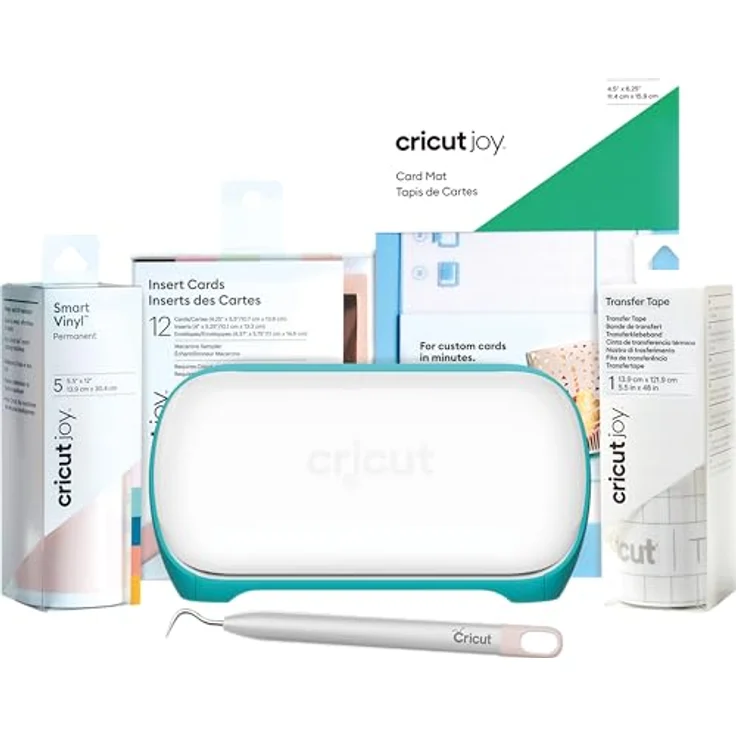Cricut Joy Starter Bundle, kompakte Schneidemaschine mit USB-Anschluss, vielseitig und einfach zu bedienen für DIY-Projekte – Bild 1