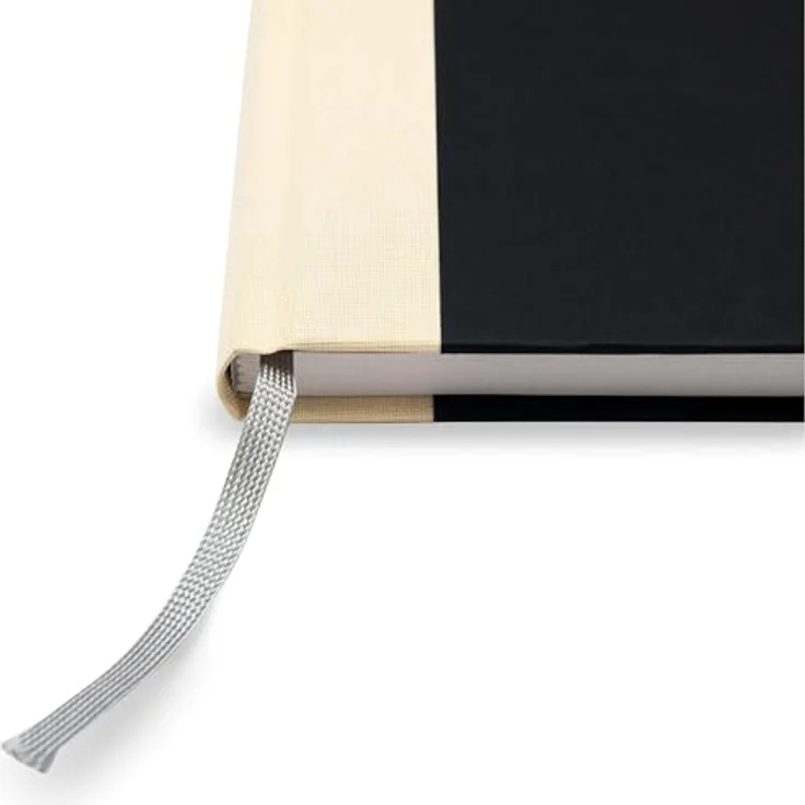 Ursus - Ludwig Bähr Notizbuch A4, 96 Blatt kariert, 80g/qm, Halbleineneinband schwarz, fadenheftig – Bild 3