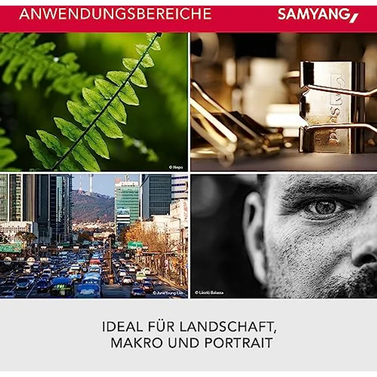 Samyang 100-2,8 Objektiv Marko DSLR Sony E manueller Fokus Fotoobjektiv, Makroobjektiv schwarz – Bild 4