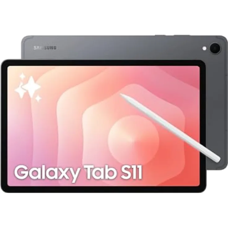 Samsung Galaxy Tab S11, 11 Zoll Android-Tablet mit 128GB Speicher, 5G/LTE/UMTS, graues Gehäuse, 2560 x 1600 Pixel Display
