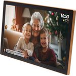 Denver PFF-3251 32'' digitaler Bilderrahmen (31.50"), Digitaler Bilderrahmen, Braun, Schwarz