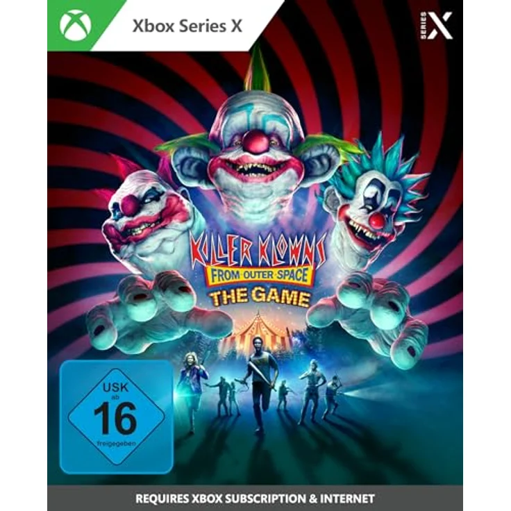 Skybound Killer Klowns from Outer Space: The Game, Xbox Series X-Game mit schrägem Horror und einzigartiger Spielmechanik – Bild 1