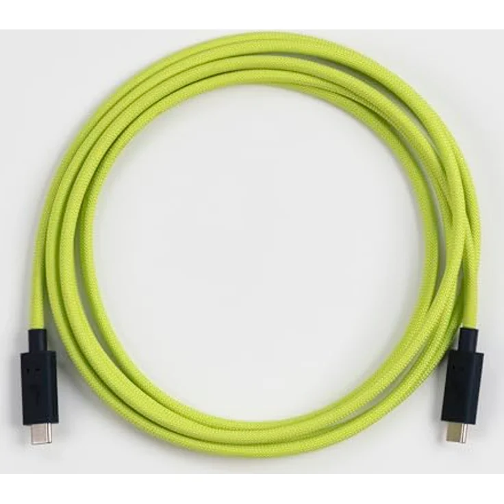 Angelbird USB-C 4.0 Solid Flex Cable, 2 m Lime, 40 Gb/s, 240 W Power Delivery, Solid Flex™ Design, kompatibel mit Solid Connect™ – Bild 2