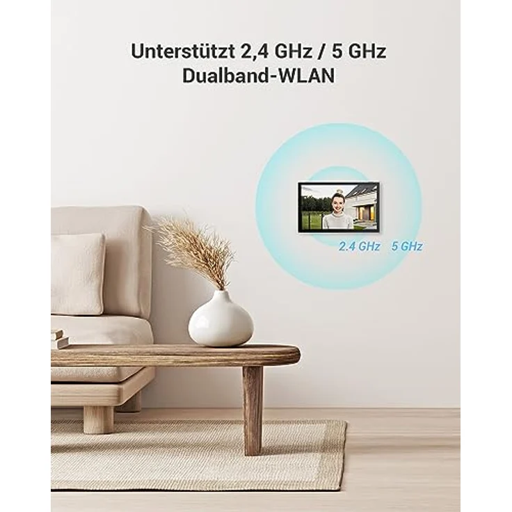 EZVIZ HP7 2 Entry Kit, Video-Türsprechanlage mit 7" Touchscreen, 2K und 2 Klingeltastern, kabelgebunden – Bild 7