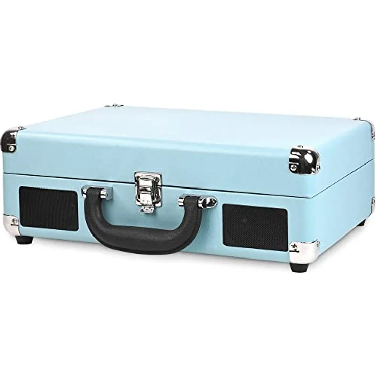 Victrola Suitcase Turntable 3-Gang Bluetooth Kofferplattenspieler - Türkis – Bild 4
