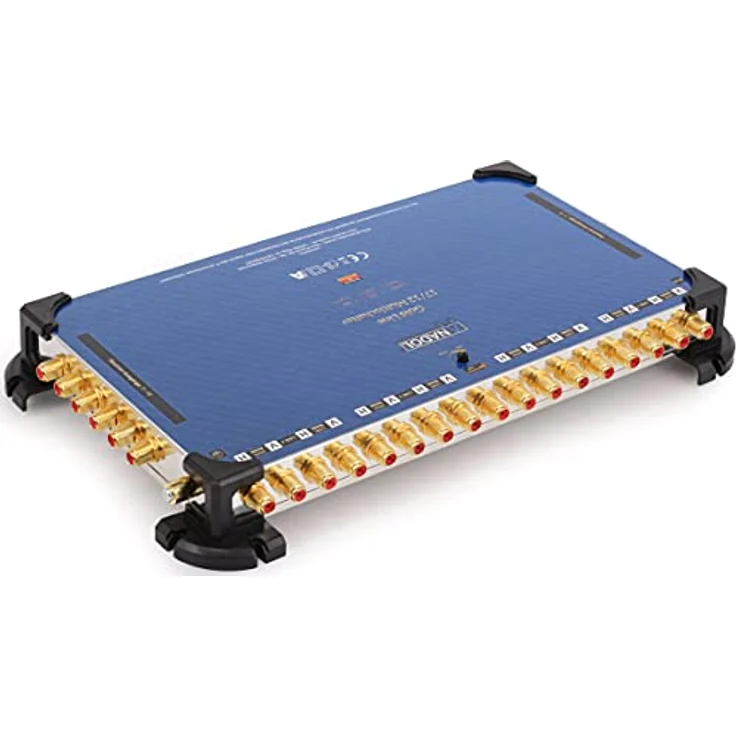 [Test 2X SEHR GUT*] Anadol Gold Line 17/12 Multischalter - für 4 Satelliten & 12 Teilnehmer - Sat Switch, sparsam Multiswitch - Digital, 4K UHD, externes Netzteil + Aufdrehhilfe + 29 F-Stecker – Bild 5