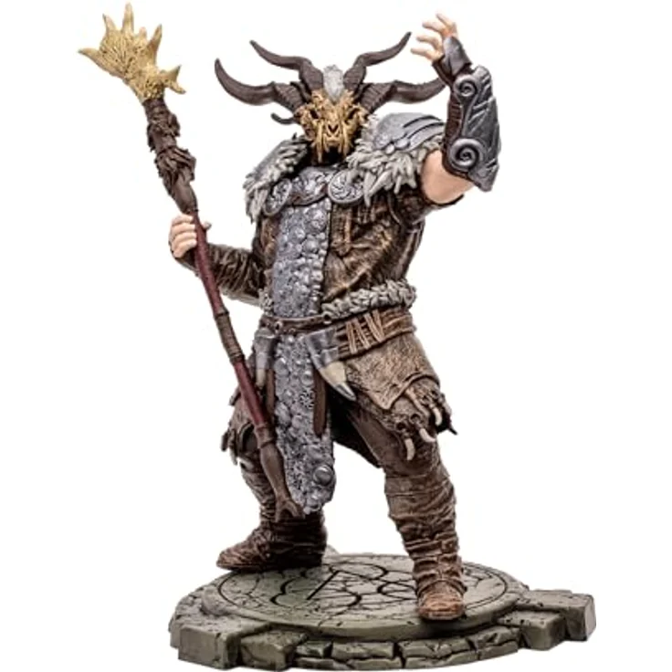 McFarlane Diablo 4 Actionfigur Druid 15 cm, detailreich und beweglich, mit Base und Fensterbox, aus PC-Games-Serie – Bild 2