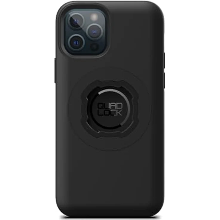 Quad Lock MAG Hülle für iPhone 12 / 12 Pro, Schwarz, mit Twist-and-Lock-Verriegelung und MagSafe-Unterstützung – Bild 1