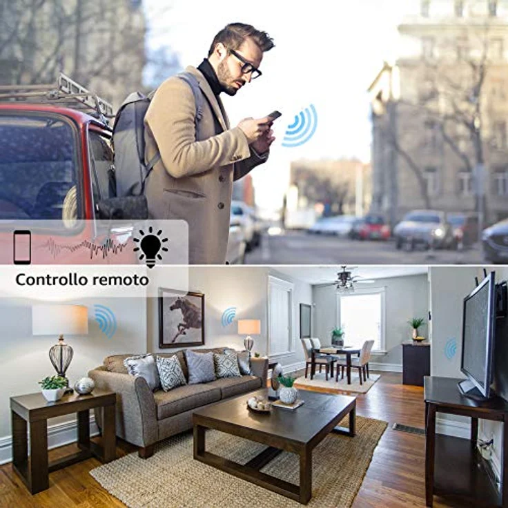 Woox Smart WLAN Steckdose Plug WiFi Stecker Sprachsteuerung und Fernbedienbar Kompatibel mit Alexa, Google Assistant – Bild 4