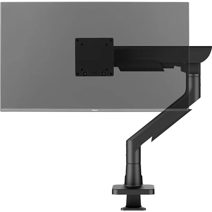 iiyama DS6001C-B1, Ergonomische Monitorhalterung für Monitore bis 49" (124 cm), bis 27 kg, höhenverstellbar mit Gasfederarm, integrierter Drehstopp – Bild 4