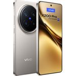 Vivo X200 Pro 16+512GB 17,2 cm (6.78") Dual-SIM Android 15 5G 16 GB 6000 mAh Titan smartphones mit 16 GB 6000 mAh, Dual-SIM und 5G-Funktion