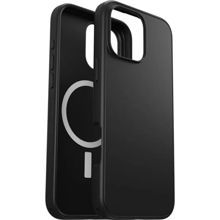 OtterBox Symmetry Series MagSafe Hülle für iPhone 16 Pro Max, stoßfest, sturzsicher, dünne Schutzhülle, 3X mehr Stürze als nach Militärstandard, Schwarz – Bild 1