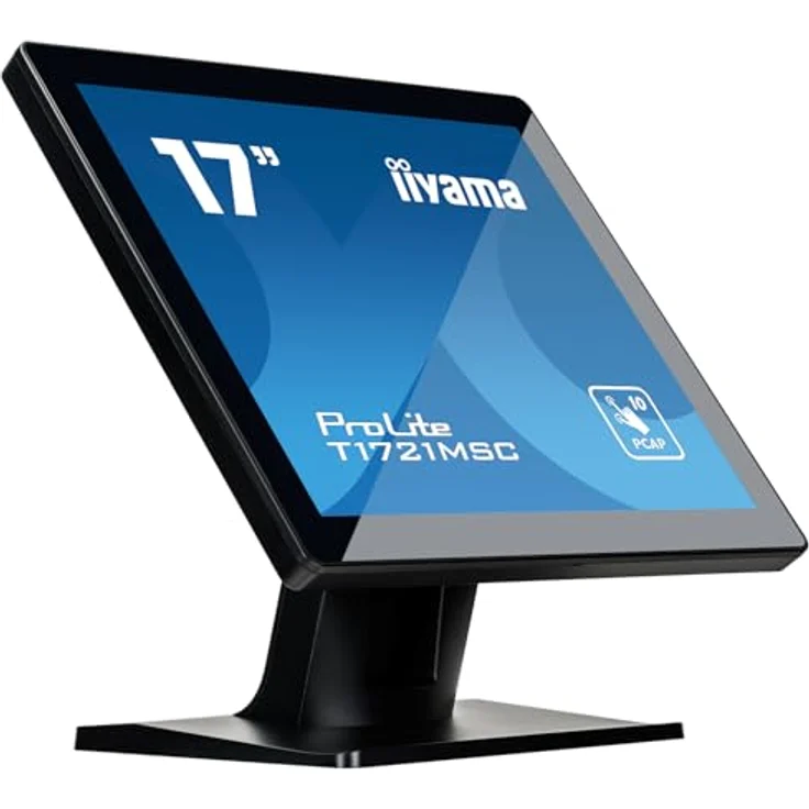 iiyama Prolite T1721MSC-B2 43cm 17" LED-Monitor SXGA 10 Punkt Multitouch kapazitiv VGA HDMI Audio-Out 7H IPX3 schwarz – Bild 3