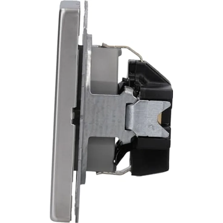Jung AL 1520 D Schuko Steckdose 16 A 250 V Serie LS edelstahl – Bild 3