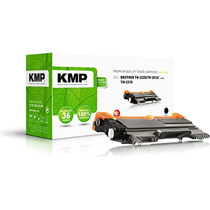 KMP Tonerpatrone TN-2220/TN-2010, kompatibel für Brother Drucker, schwarz, 2600 Seiten – Bild 2