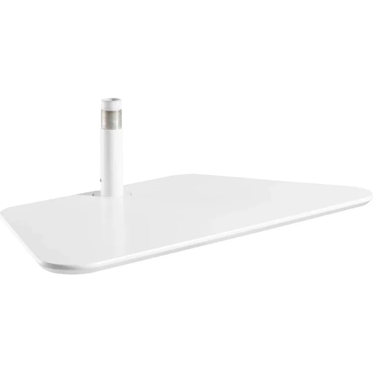 myWall Ablagefach für Stativ-TV-Bodenständer HT20/HT21, Monitor Halterung, Drehbar 140°, Weiß, 62,5 x 33 x 1,5 cm, Max. Belastung 10 kg