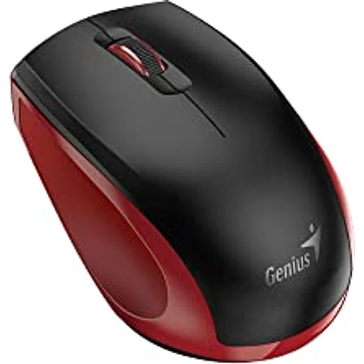 Genius Maus NX-8006S schwarz/rot 1600dpi ohne FIL2.4 GHz Opt USBPC/Mac – Bild 1