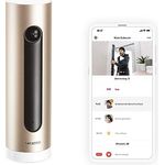Netatmo Smarte Überwachungskamera Innen mit Wandhalterung, Wlan, Full HD, Bewegungserkennung, Nachtsicht,bis zu 32 GB lokaler Speicher auf MicroSD-Karte, Live Übertragung, Ohne Abonnement, NSC-AMZ