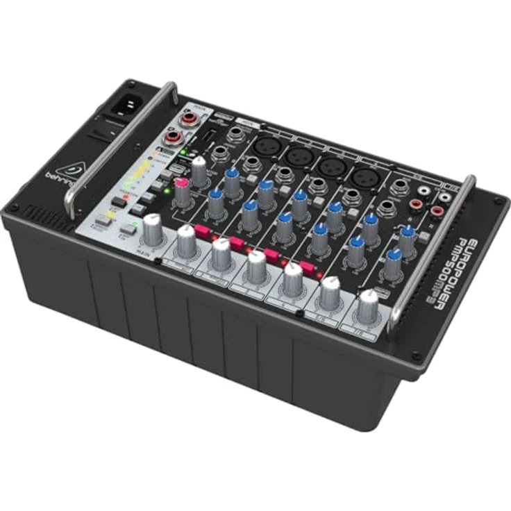 Behringer PMP500MP3 500W 8-Channel Powermixer, leistungsstarker PA Powermischer mit sorgfältiger Verarbeitung – Bild 2
