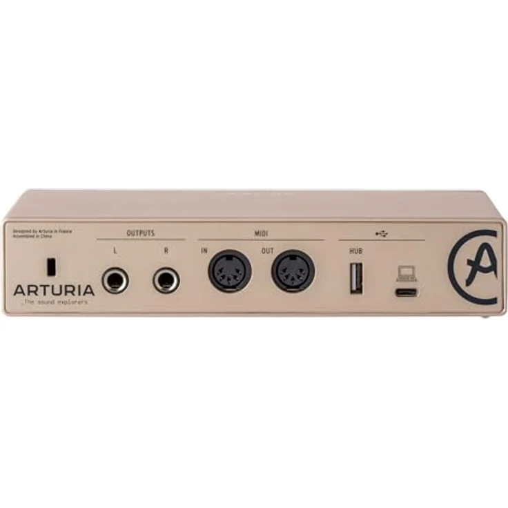 Arturia MiniFuse 2 Champagne, Audio-Interface mit hochwertiger Klangqualität, 1 Stück – Bild 3