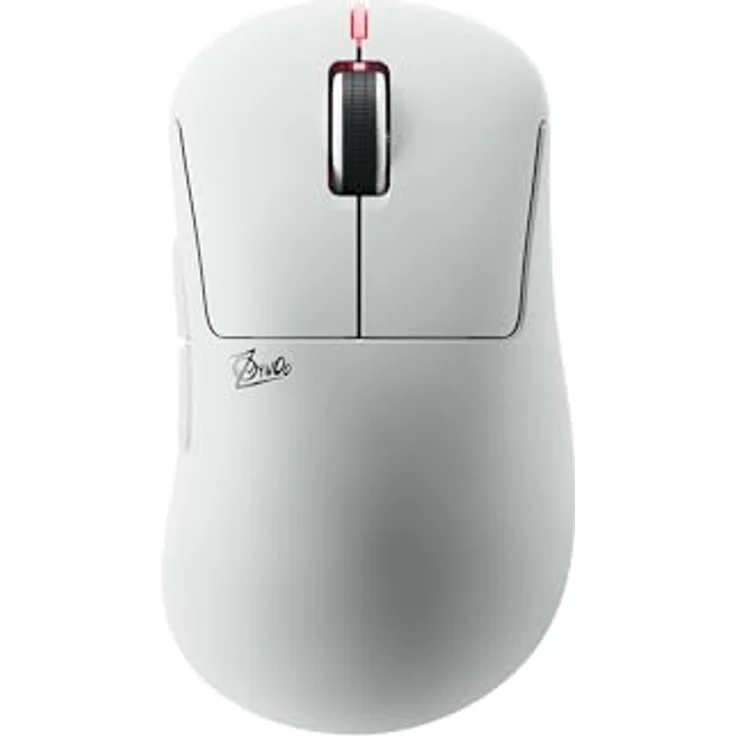 Pulsar ZywOo The Chosen Mini Wireless, Gaming-Maus mit 32.000 DPI Optiksensor, kabellos, weiss – Bild 1