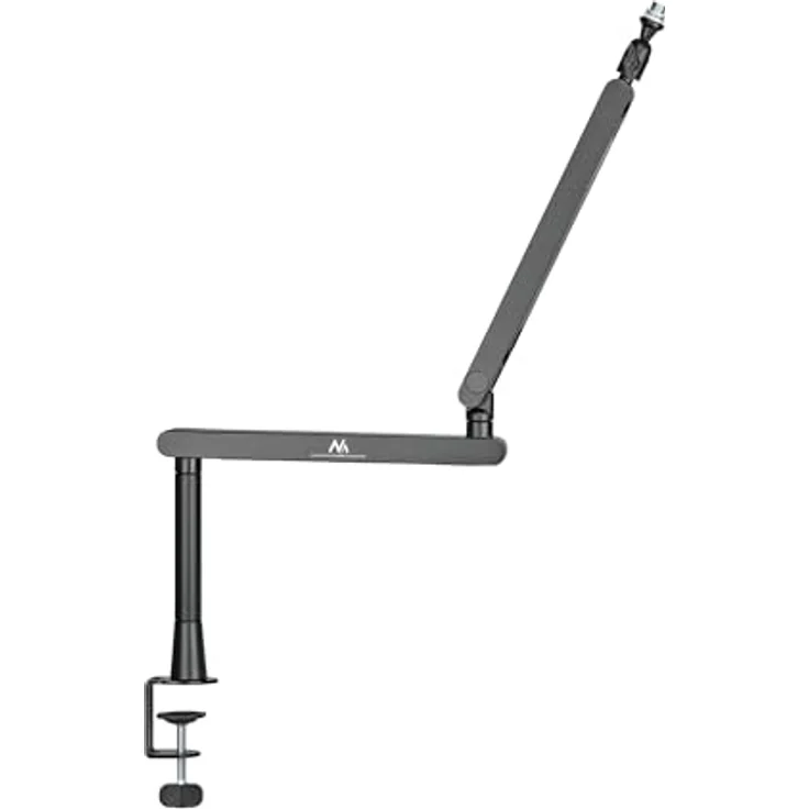 Maclean MC-971, professioneller Mikrofonhalter mit ausziehbarem Wiesenarm, max. 2 kg, Schwarz – Bild 5