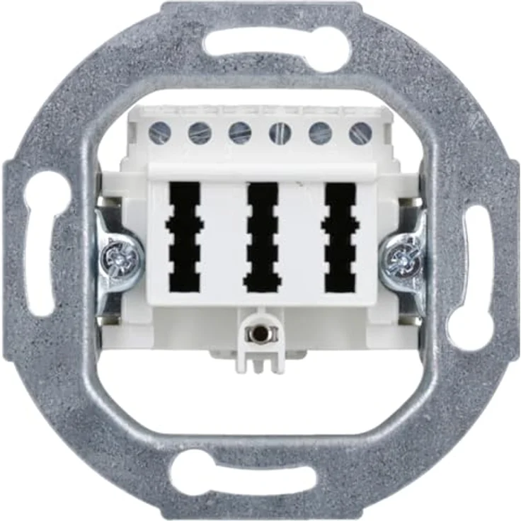 Busch-Jaeger BUSC TAE-Anschlussdose 0243-04 3x6NFN alpinweiss – Bild 3