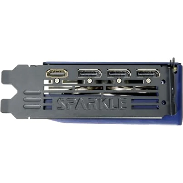 Sparkle Technology SPARKLE VGA SPARKLE Intel ARC B580 12GB GUARDIAN (Battlemage Lineup) (SB580G-12G) Grafikkarte mit Intel Arc B580 und 12GB GDDR6 - Blaue Beleuchtung – Bild 6