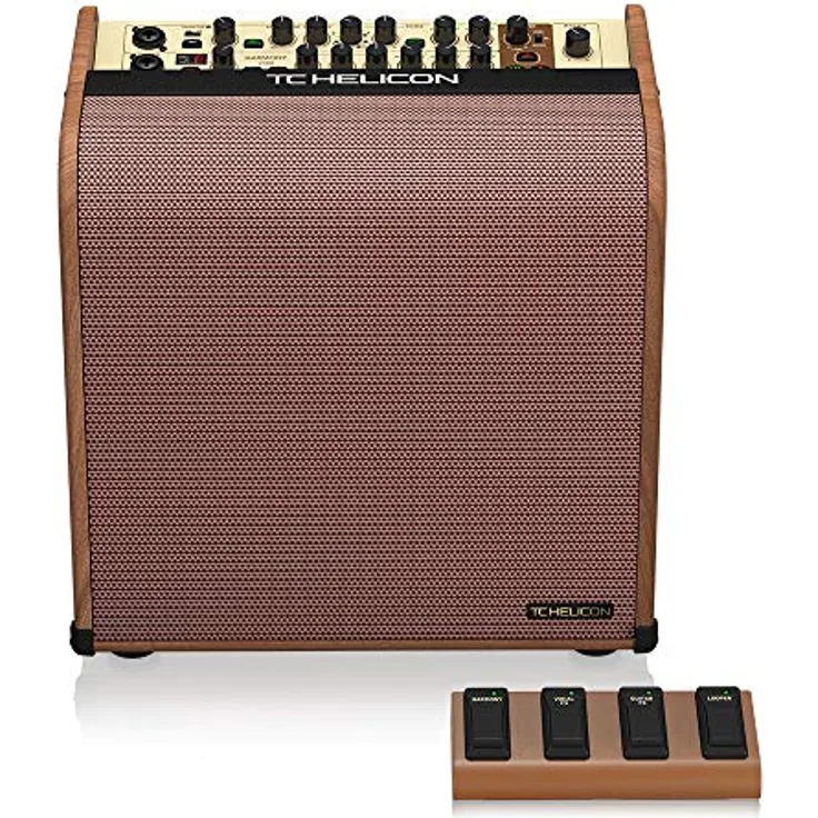 TC-Helicon Harmony V100, Akustikgitarren Verstärker mit 100 Watt Leistung, zweikanalig und Effektsektion