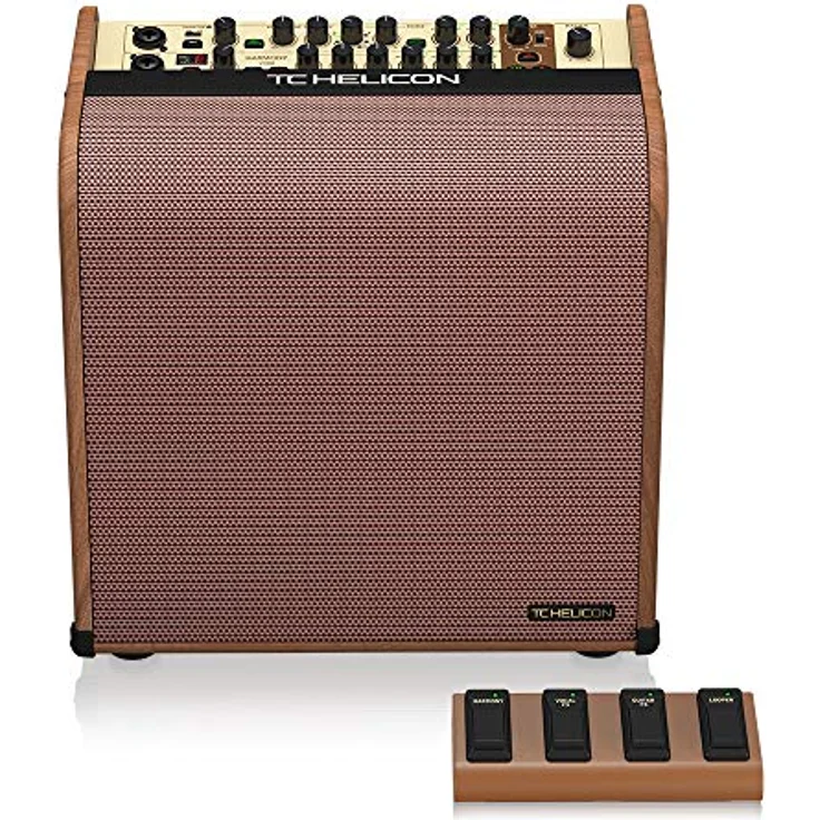 TC-Helicon Harmony V100, Akustikgitarren Verstärker mit 100 Watt Leistung, zweikanalig und Effektsektion – Bild 1