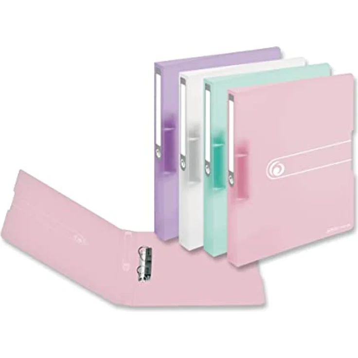 Herlitz Aktenordner Herlitz Ringbuch DIN A4 2-Ringmechanik PP 38mm transparent f – Bild 5