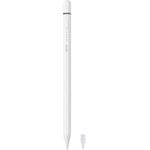 InLine® Stylus, Eingabestift für Apple iPad (2018-2025), Pencil 2nd Generation, hochpräzise, Neigungs- und Handflächenerkennung, Akku, USB-C, weiß