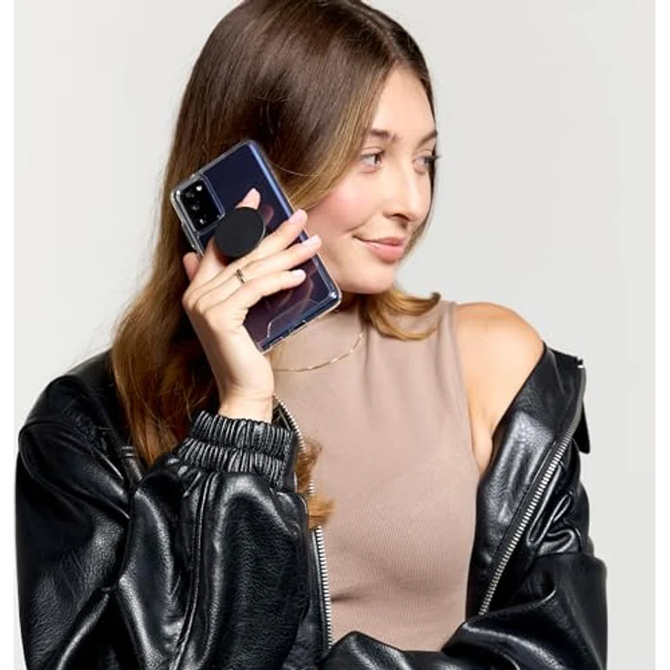 PopSockets PopGrip - Ausziehbarer Sockel und Griff für Smartphones und Tablets mit einem Austauschbarem Top - Black – Bild 6