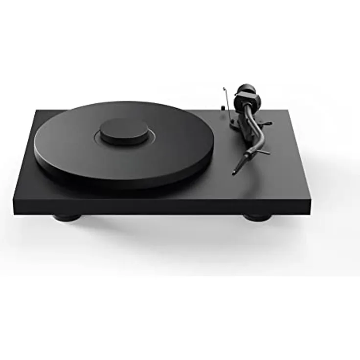 Pro-Ject Debut PRO S, Audiophiler Plattenspieler mit 10" S-Shape Tonarm und Pick it S2 C Tonabnehmer, elektronischer Geschwindigkeitsumschaltung, Satin Schwarz