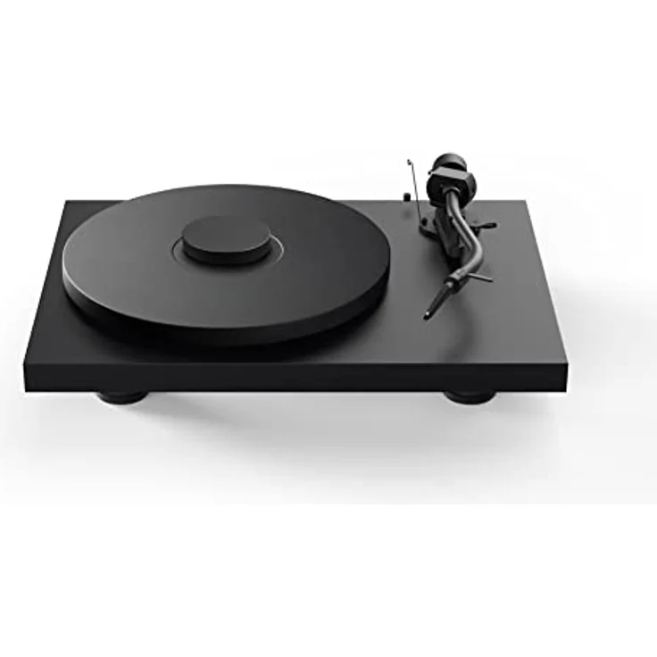 Pro-Ject Debut PRO S, Audiophiler Plattenspieler mit 10" S-Shape Tonarm und Pick it S2 C Tonabnehmer, elektronischer Geschwindigkeitsumschaltung, Satin Schwarz – Bild 1