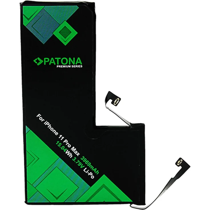 Patona Premium Akku für Apple iPhone 11 Pro Max A2161 A2218 A2220, 3969 mAh, inkl. Werkzeugset, Li-Polymer Akku