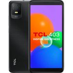 TCL 403 Smartphone, 32 GB plus 2 GB RAM, 6 Zoll Display, 3000 mAh, Dunkelgrau