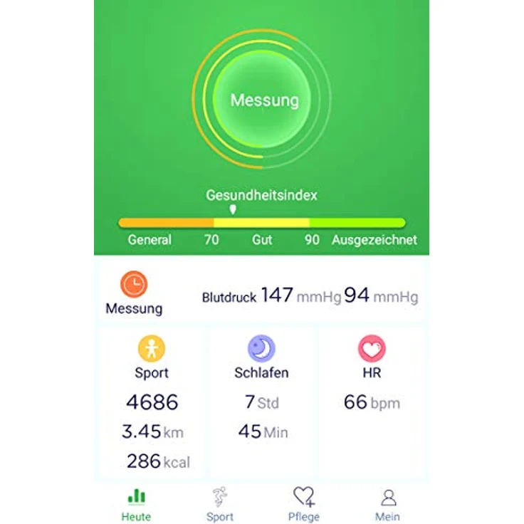 Atlanta 9703-7, Smartwatch mit Fitness-Tracking und Benachrichtigungsfunktion, schwarz – Bild 4