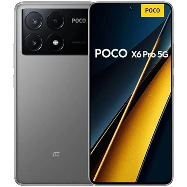 Xiaomi POCO X6 Pro 5G, 12GB RAM, 512 GB Speicher, Grau – Bild 1