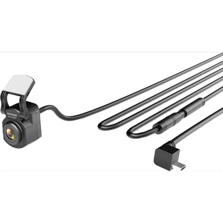 Kenwood KCA-R210, 2K-HD Rückfahrkamera für DRV-A610W, wasserdicht, 132° Weitwinkel, Schwarz – Bild 7