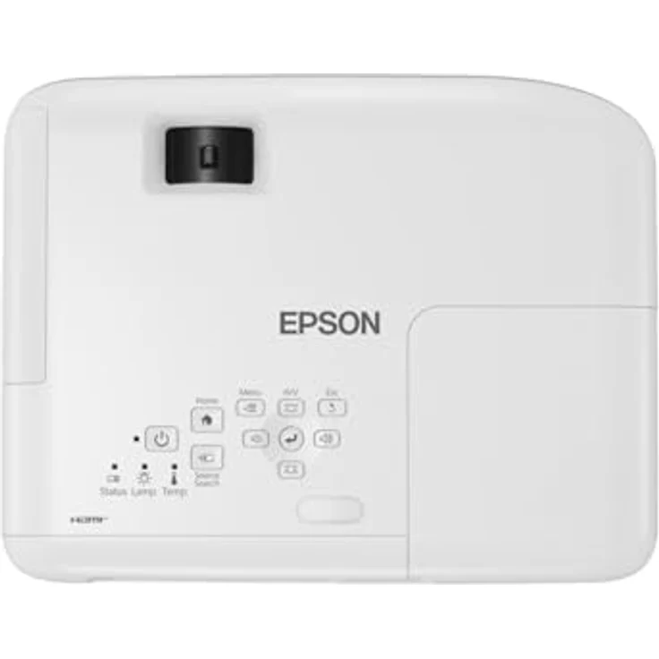 Epson EB-W53 3LCD Beamer, 4000 Lumen WXGA, integrierte Lautsprecher, weiss – Bild 2