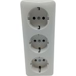 GIRA 478913 Steckdose, Zeitloses Design, robuste Bauweise, weiß