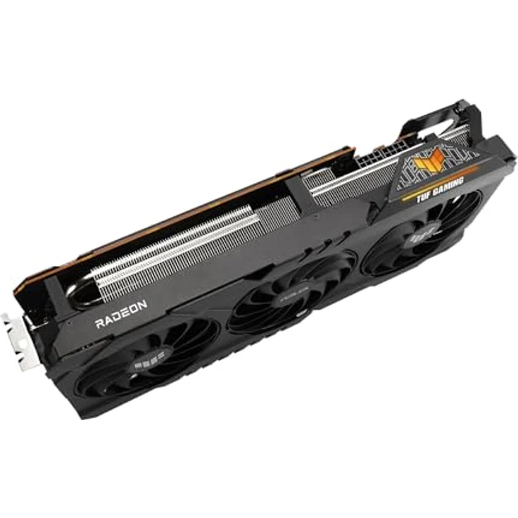 Asus TUF Gaming Radeon RX 7800 XT OG OC Grafikkarte (16 GB, GDDR6) in Schwarz mit ASUS Axial-tech Kühltechnik und Blau, Grün, Rot Beleuchtung – Bild 6